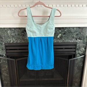 Lululemon Run: Tame Me Tank Beach Blanket Blue / Aquamarine assumed size 2